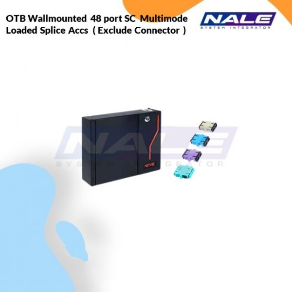 Netviel OTB Wallmounted 48 port SC  Multimode Loaded Splice Accs  ( Exclude Connector ) (NVL-OTB-WM-48/48-MM-SC-T)