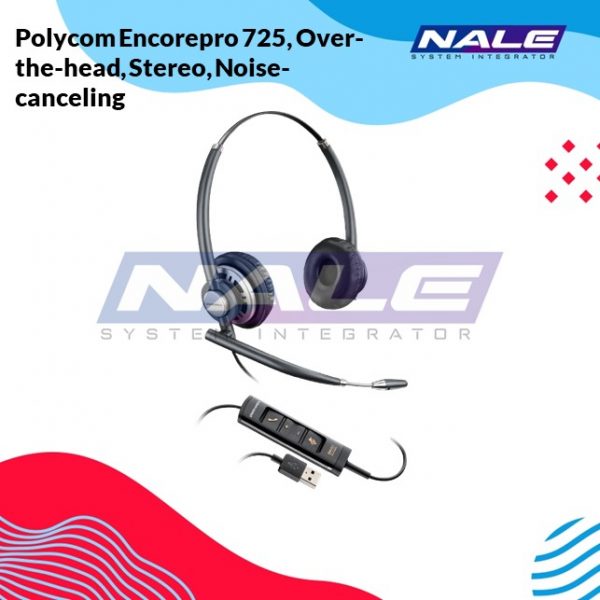 Polycom Encorepro 725 Over-the-head Stereo Noise-canceling