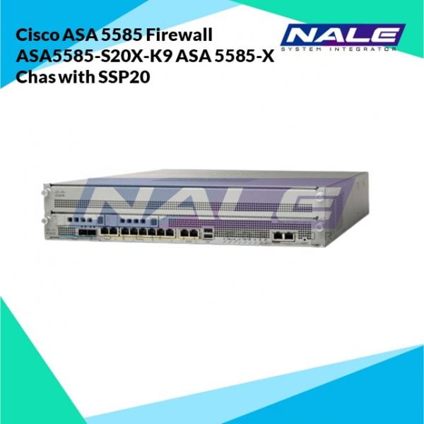 Cisco ASA 5585 Firewall ASA5585-S20X-K9 ASA 5585-X Chas with SSP20 (ASA5585-S20X-K9)