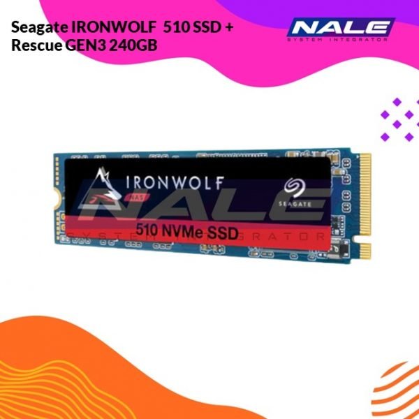 Seagate IRONWOLF 510 SSD + Rescue GEN3 240GB