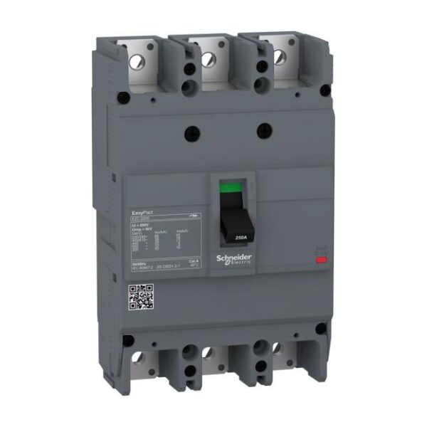 Schneider circuit breaker Easypact EZC250H - TMD - 200 A - 3 poles 3d (EZC250H3200)