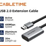 Cabletime USB 2.0 Extension Cable 10M